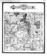 Township 39 N, Range 14 W, Aaron PO, Rice Lake, Lipsett Lake, Burnett County 1915 Microfilm